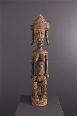 Arte africana - Estatua Baule Waka sona