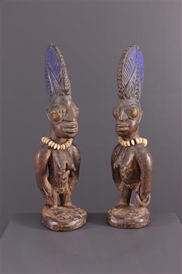 Arte africana - Estatuetas Yoruba Ibeji