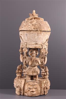 Escultura de cariátides Yoruba 